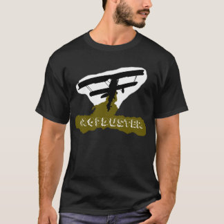 Cropduster in zwart t-shirt