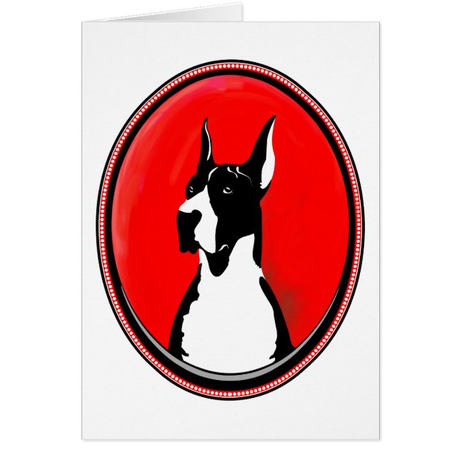 Cropped Mantle Great Dane (Voorkant)