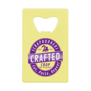 Cropper Scrapboek Creditkaart Flessenopener