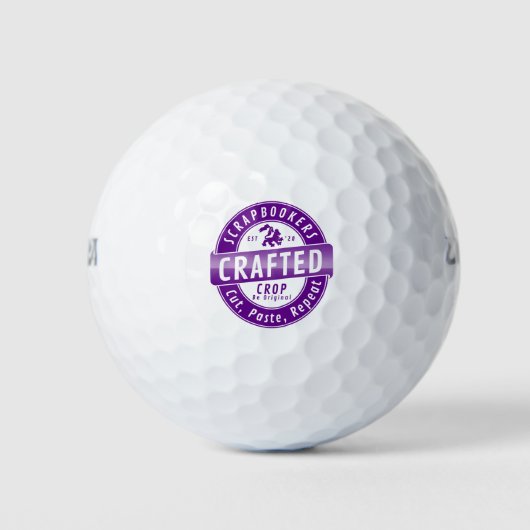 Cropper Scrapboek Golfballen (Voorkant)