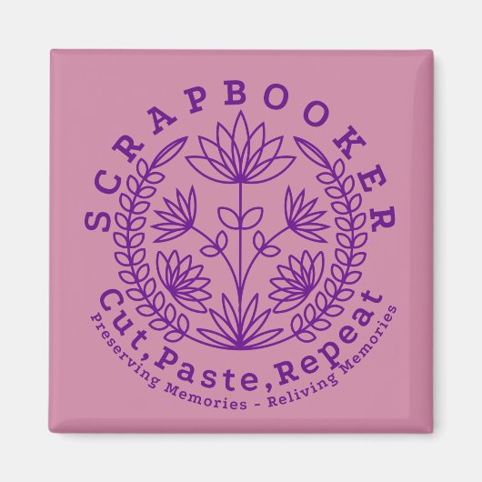 Cropper Scrapboek Magneet (Voorkant)