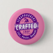 Cropper Scrapboek Ronde Button 5,7 Cm (Voorkant)