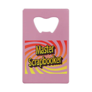 Cropper Scrapbook Crafter Creditkaart Flessenopener