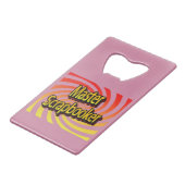Cropper Scrapbook Crafter  Creditkaart Flessenopener (Voorkant Gekanteld)