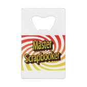 Cropper Scrapbook Crafter  Creditkaart Flessenopener (Achterkant)