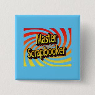Cropper Scrapbook Crafter Vierkante Button 5,1 Cm