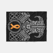 Crops Awareness Warrior - MS Awareness Warrior Fleece Deken (Voorkant (Horizontaal))