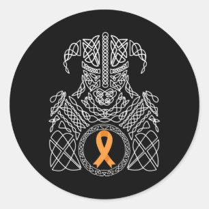 Crops Awareness Warrior - MS Awareness Warrior Ronde Sticker