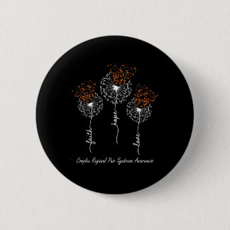 Crops Bewustzijn Geloof Hoop Liefde Paardenbloem Ronde Button 5,7 Cm