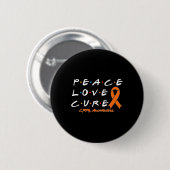 Crops Bewustzijn Vrede Liefde Cure Ronde Button 5,7 Cm (Voorkant /achterkant)