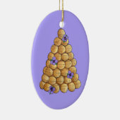 Croquembouche Choux Bun Cream Puffs Wedding Cake Keramisch Ornament (Rechts)