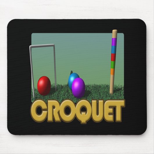 Croquet 5 muismat (Voorkant)