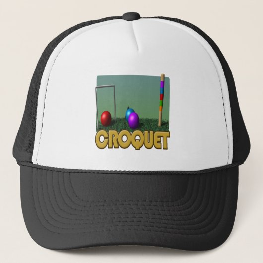 Croquet 5 trucker pet (Voorkant)