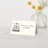 Croquet apparatuur Set Escort Kaart Plaats Kaart I Plaatskaartje (Voorkant)