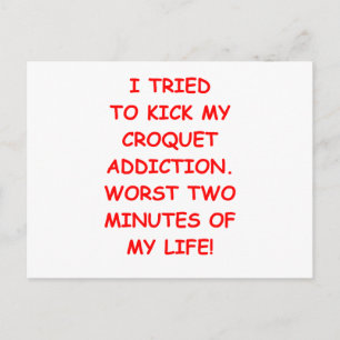 croquet briefkaart