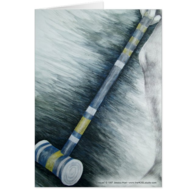 Croquet Card (Voorkant)