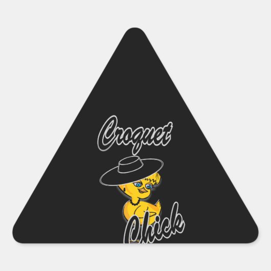 Croquet Chick #4 Sticker (Voorkant)