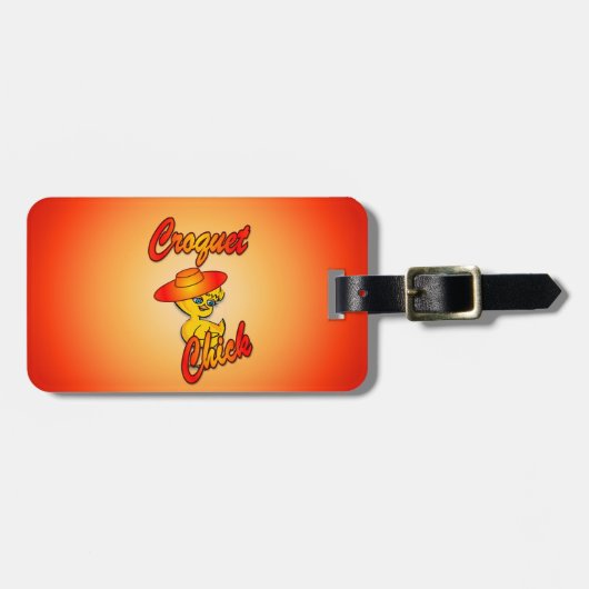 Croquet Chick #5 Bagagelabel (Voorkant horizontaal)