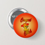 Croquet Chick #5 Ronde Button 5,7 Cm (Voorkant /achterkant)