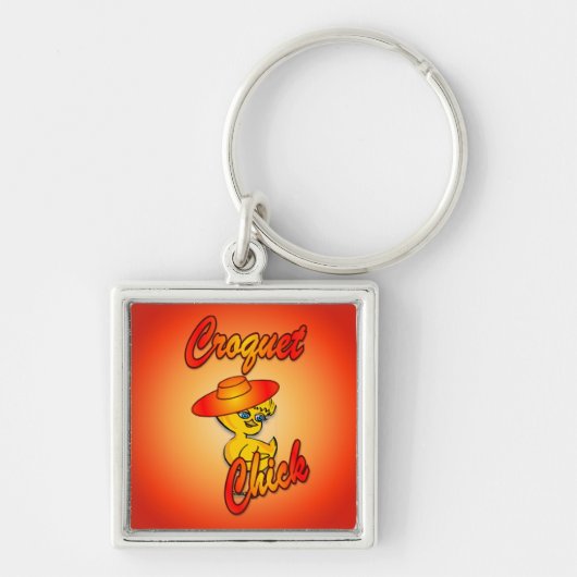 Croquet Chick #5 Sleutelhanger (Voorkant)