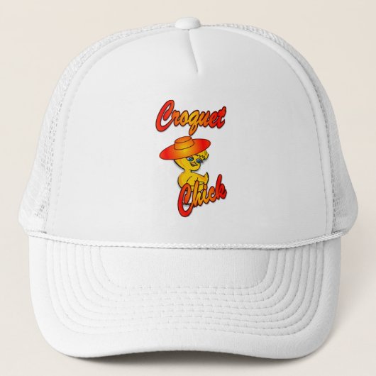 Croquet Chick #5 Trucker Pet (Voorkant)