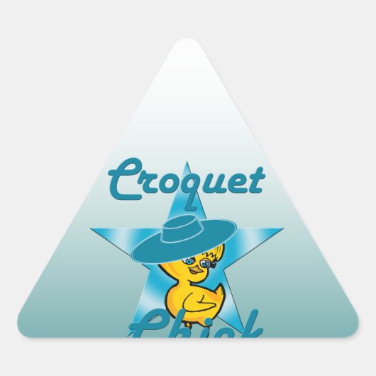 Croquet Chick 7 Sticker (Voorkant)