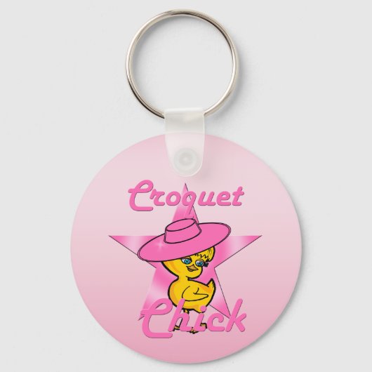 Croquet Chick #8 Sleutelhanger (Voorkant)