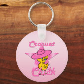 Croquet Chick #8 Sleutelhanger (Voorkant)
