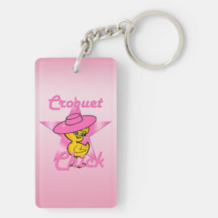 Croquet Chick #8 Sleutelhanger