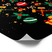 Croquet Christmas Tree Xmas  Poster (Hoek)