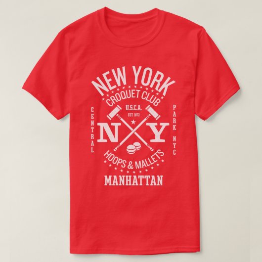 Croquet Club T-shirt (Design voorkant)