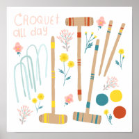 CROQUET DE HELE DAG Gazon Spelletjes Plezier Schat