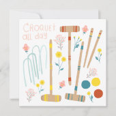 CROQUET DE HELE DAG Gazon Spelletjes Schattigee Gr (Voorkant)