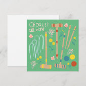 CROQUET DE HELE DAG Gazon Spelletjes Schattigee Gr (Voorkant / Achterkant)