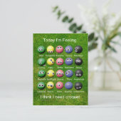 Croquet Emomotion Briefkaart (Staand voorkant)