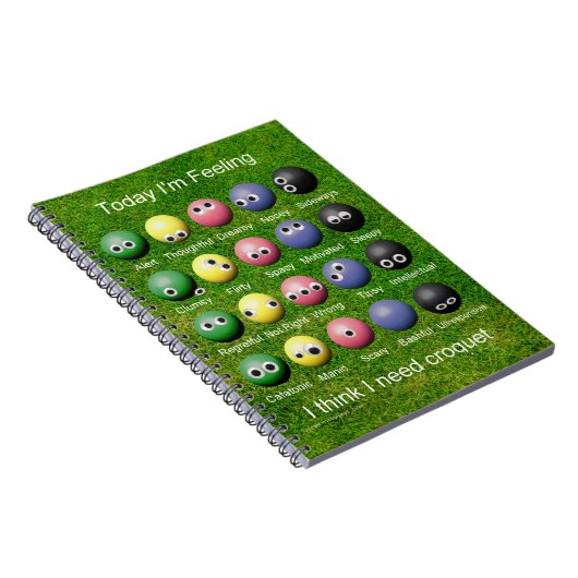 Croquet Emomotion Notitieboek (Rechterzijde)