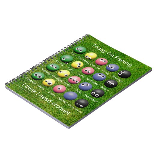 Croquet Emomotion Notitieboek (Linkerzijde)