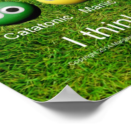 Croquet-emoties Poster (Hoek)