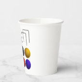 Croquet Equipment Set Mallet Balls Hoops Papieren Bekers (Links)