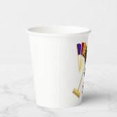 Croquet Equipment Set Mallet Balls Hoops Papieren Bekers (Rechts)