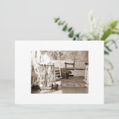 CROQUET, FUN, PARTIJTIJDINVITATIE KAART (Staand voorkant)