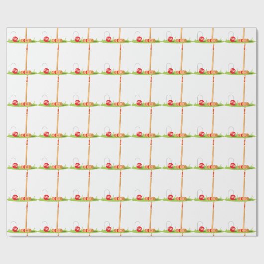 Croquet Game Cadeaupapier (Vlak)