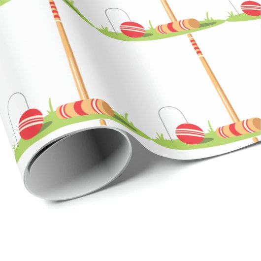 Croquet Game Cadeaupapier (Rol Hoek)