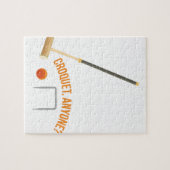 Croquet-iedereen Legpuzzel (Horizontaal)