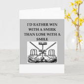 croquet kaart (Gele Bloem)