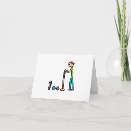 Croquet Kaart (Voorkant)