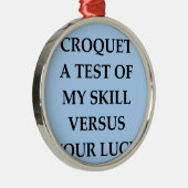 croquet metalen ornament (Rechts)