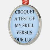croquet metalen ornament (Links)