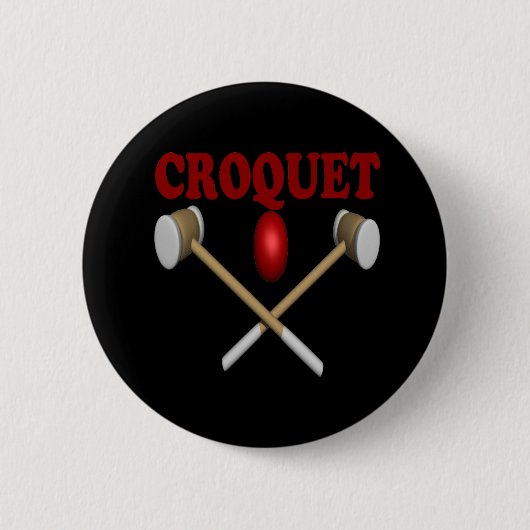 Croquet Ronde Button 5,7 Cm (Voorkant)