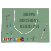 Croquet Set, Jade Green, Persoonlijk Groot Cadeauzakje (Voorkant)